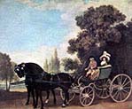 Lady and Lord in a Phaeton